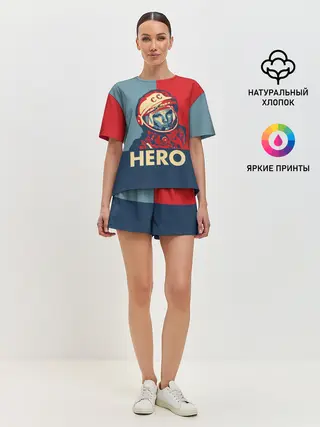 Женская пижама с шортами / ЮРИЙ ГАГАРИН