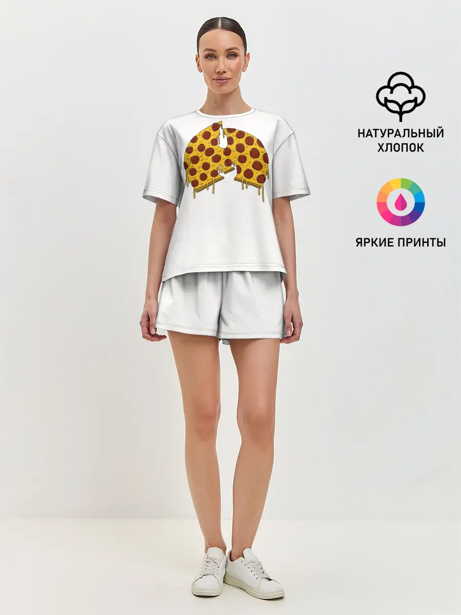 Женская пижама с шортами / Pizza Clan