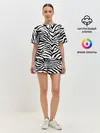 Женская пижама с шортами / Я зебра