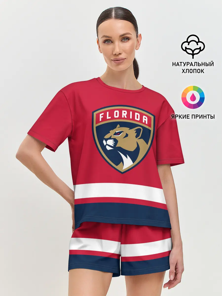 Женская пижама с шортами / Флорида Пантерз