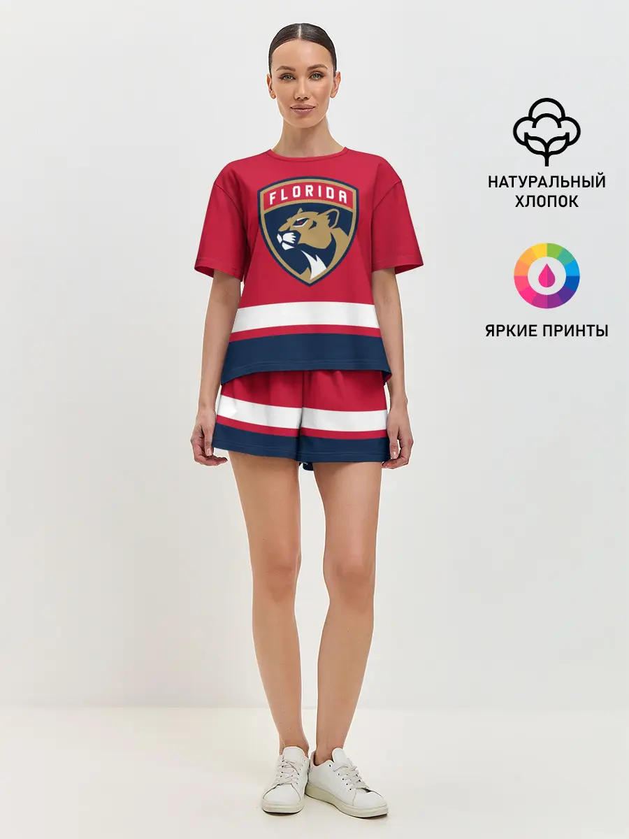 Женская пижама с шортами / Флорида Пантерз