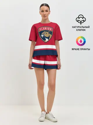 Женская пижама с шортами / Флорида Пантерз