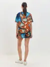Женская пижама с шортами / Fractal illusion