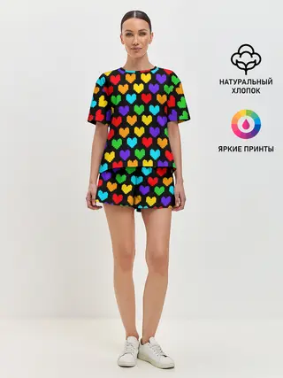 Женская пижама с шортами / UNDERTALE HEART