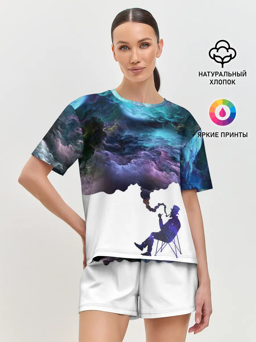 Женская пижама с шортами / Smoky dreams