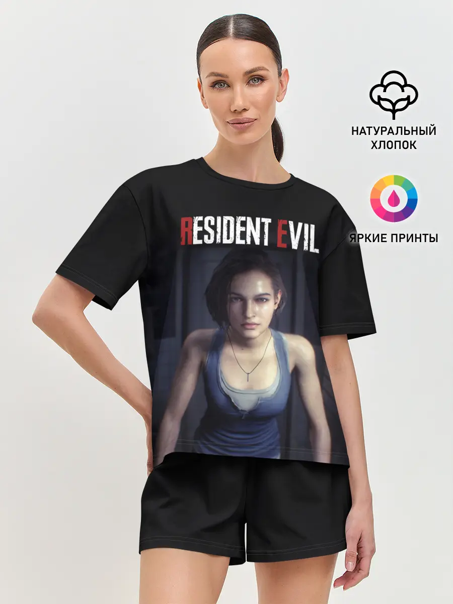 Женская пижама с шортами / Jill Valentine