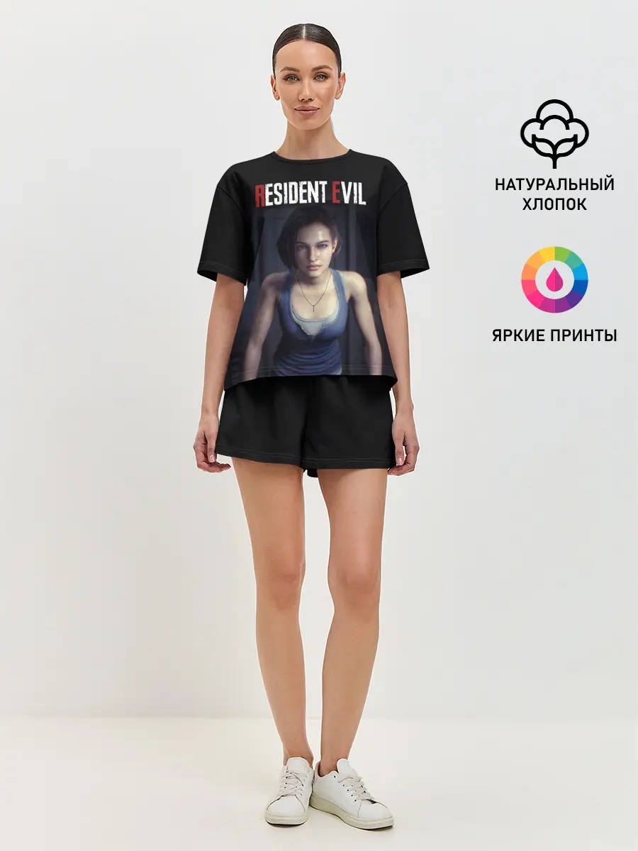 Женская пижама с шортами / Jill Valentine