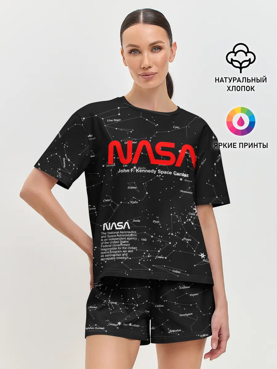 Женская пижама с шортами / NASA