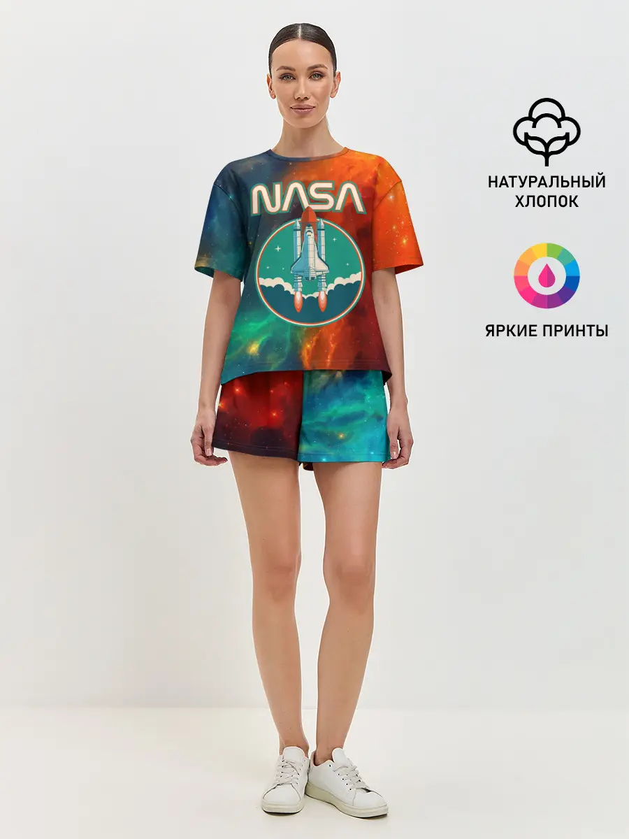Женская пижама с шортами / NASA