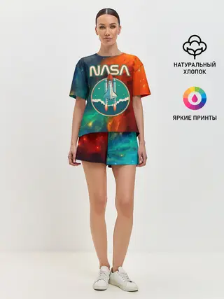 Женская пижама с шортами / NASA