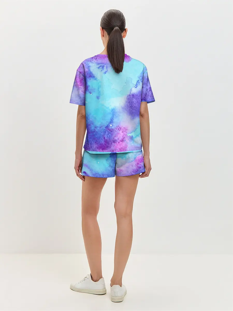 Женская пижама с шортами / Краски