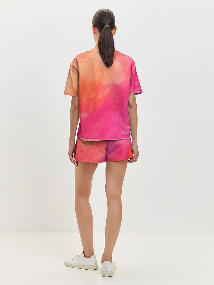 Женская пижама с шортами / Краски