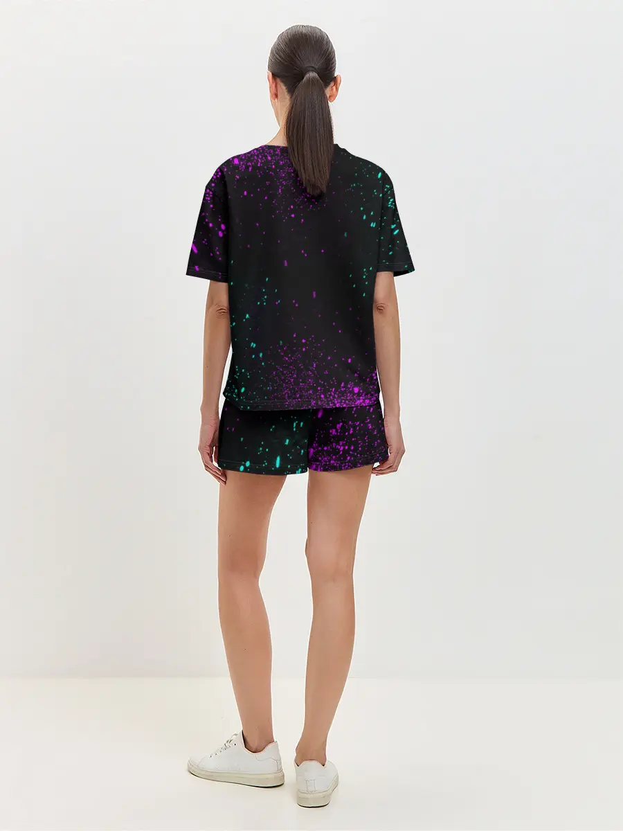 Женская пижама с шортами / Панда