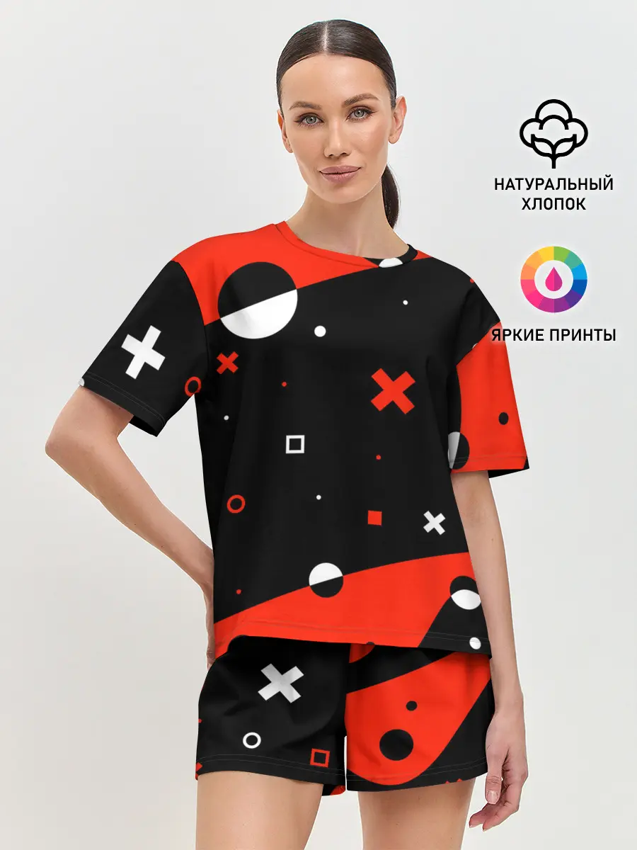 Женская пижама с шортами / ФИГУРКИ