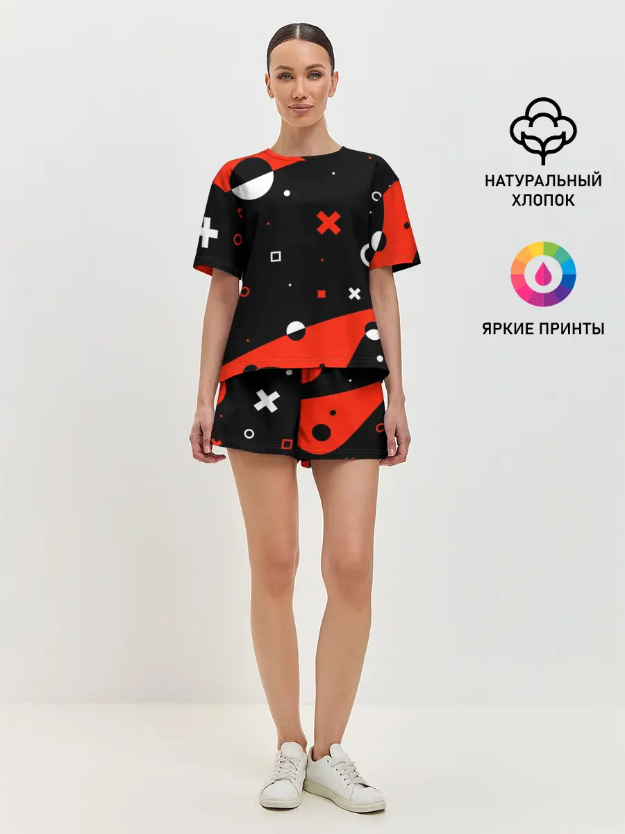 Женская пижама с шортами / ФИГУРКИ