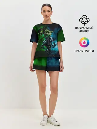 Женская пижама с шортами / PREDATOR