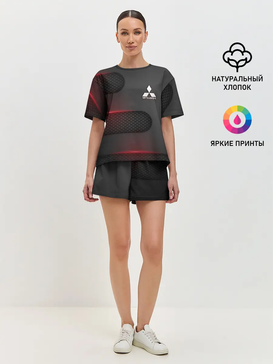Женская пижама с шортами / Mitsubishi