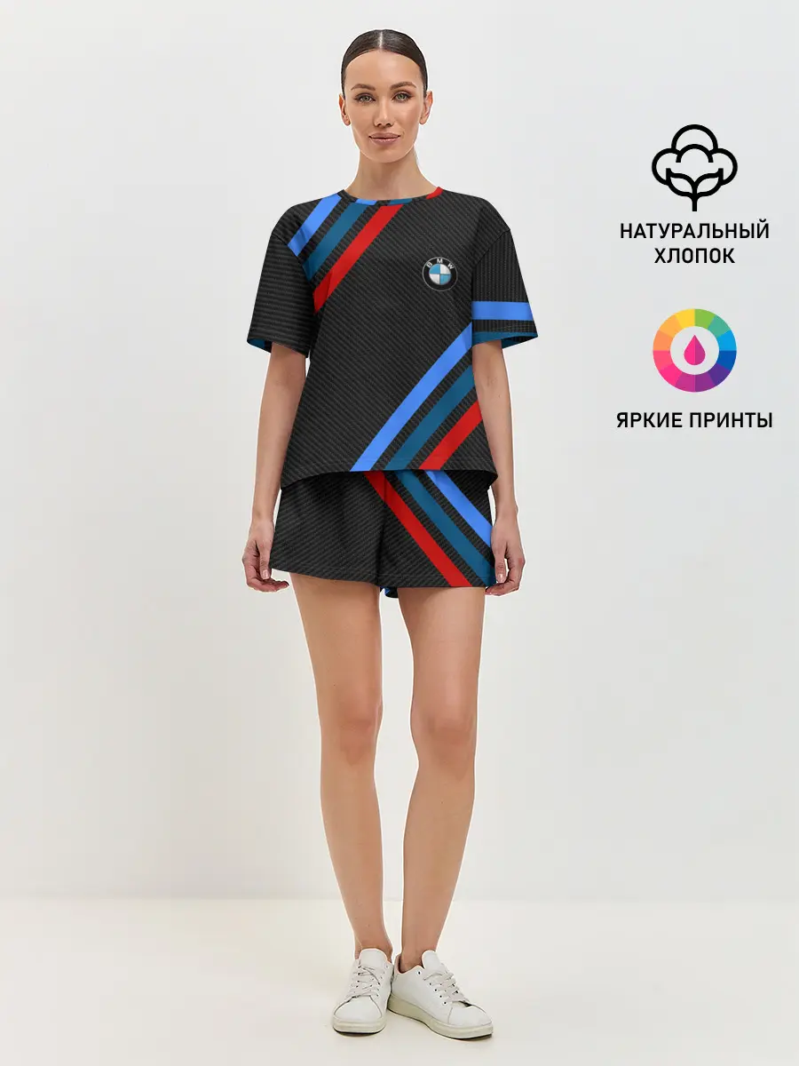 Женская пижама с шортами / BMW CARBON