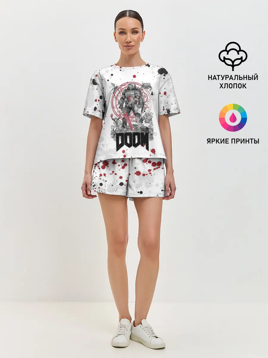 Женская пижама с шортами / Doom