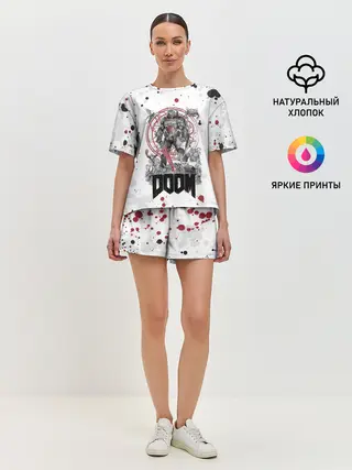 Женская пижама с шортами / Doom