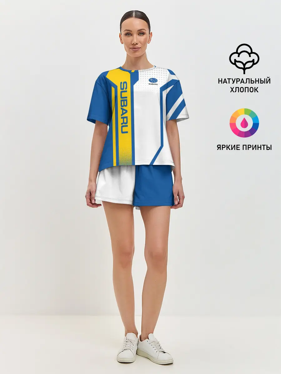 Женская пижама с шортами / Subaru Driver team