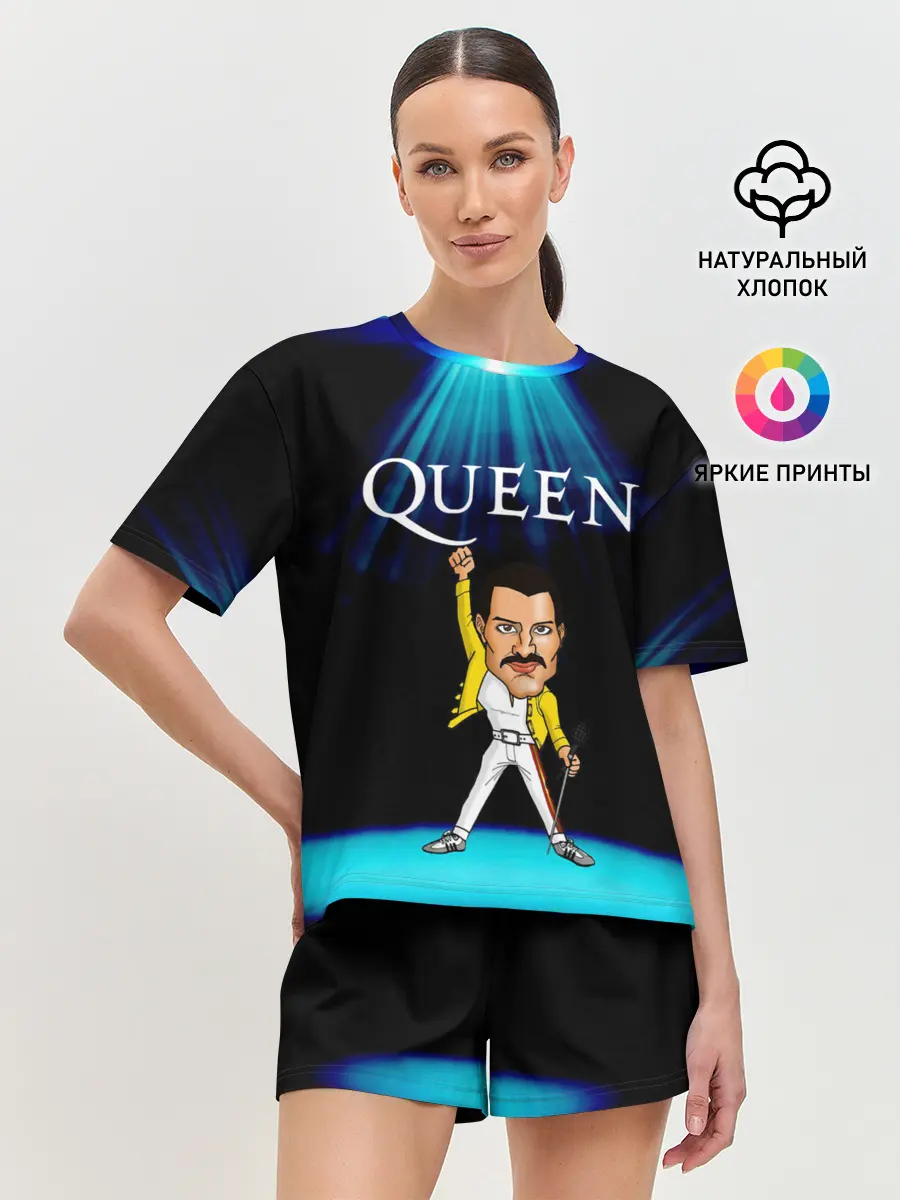 Женская пижама с шортами / Фреди Меркури