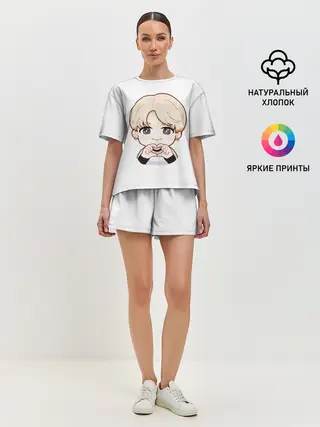 Женская пижама с шортами / BTS