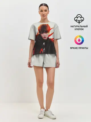 Женская пижама с шортами / BTS