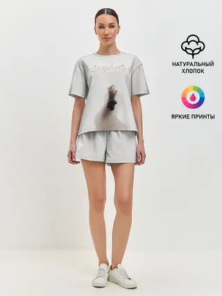 Женская пижама с шортами / BTS