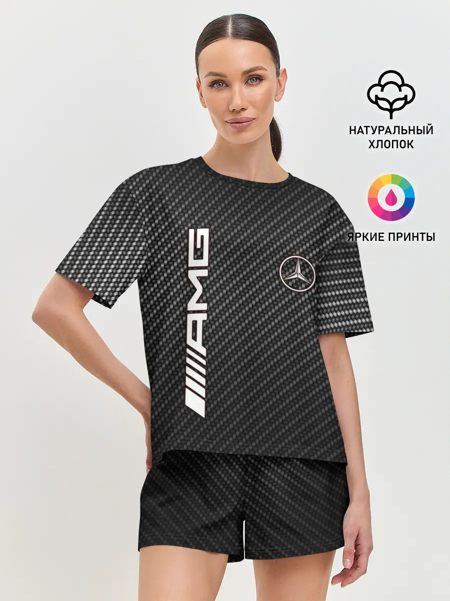 Женская пижама с шортами / MERCEDES CARBON