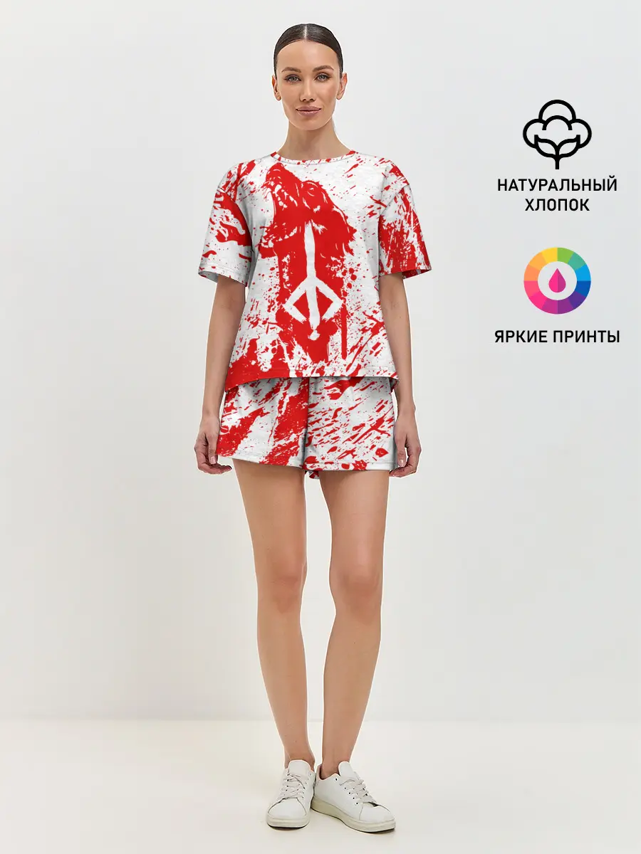 Женская пижама с шортами / BLOODBORNE
