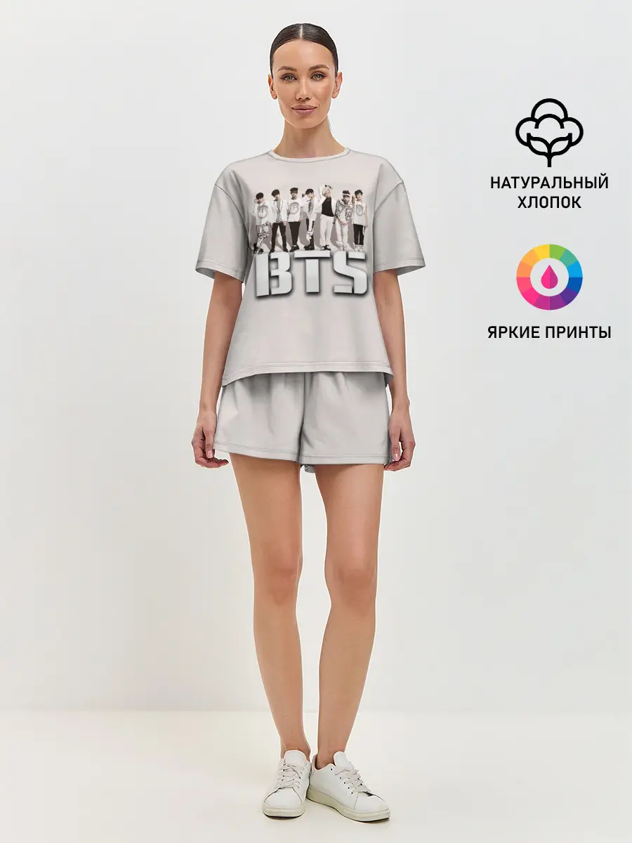 Женская пижама с шортами / BTS