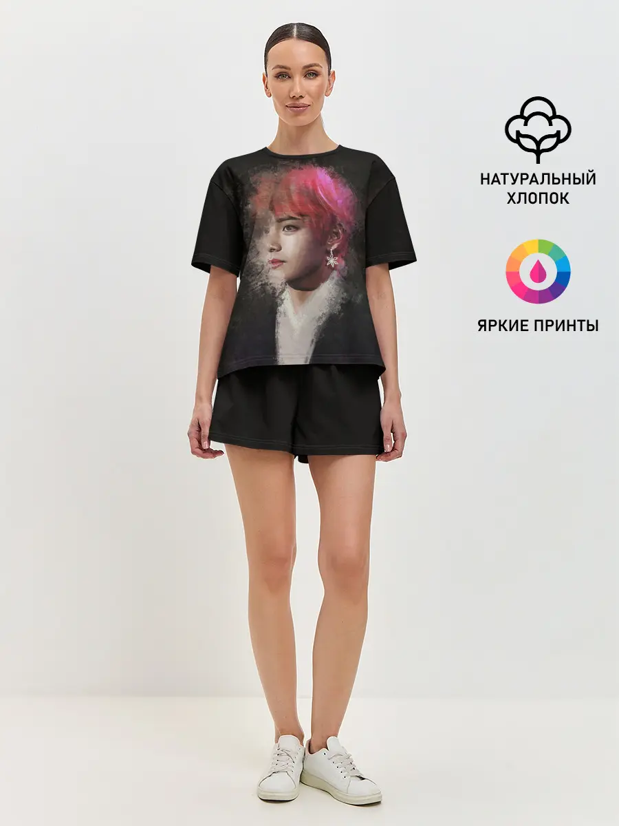 Женская пижама с шортами / BTS