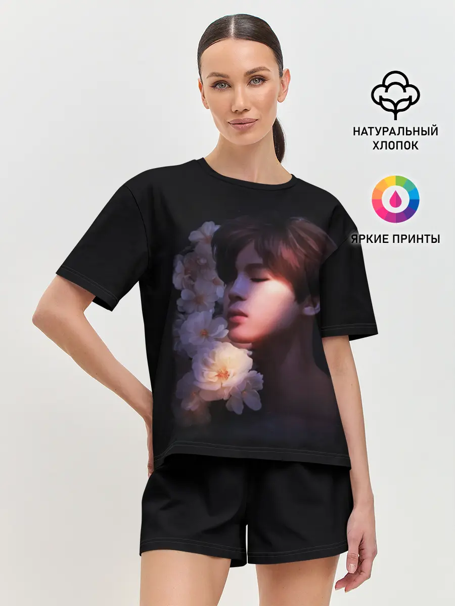 Женская пижама с шортами / BTS