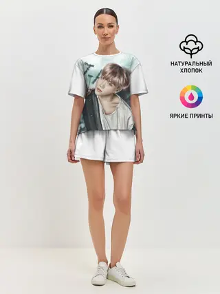 Женская пижама с шортами / BTS