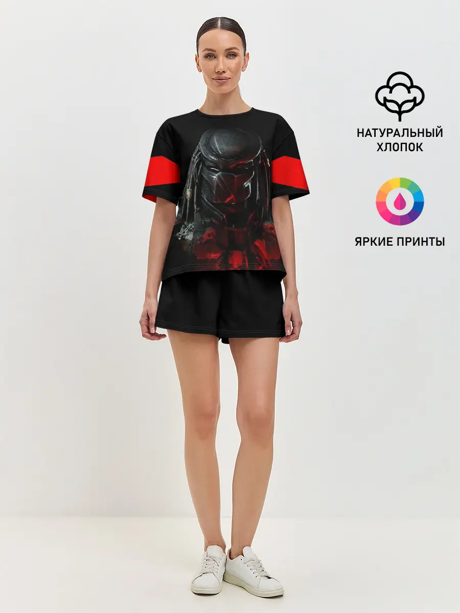 Женская пижама с шортами / PREDATOR