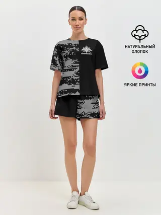 Женская пижама с шортами / Пограничные Войска