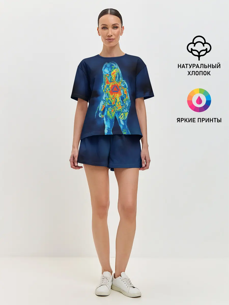 Женская пижама с шортами / PREDATOR