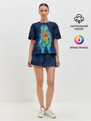 Женская пижама с шортами / PREDATOR