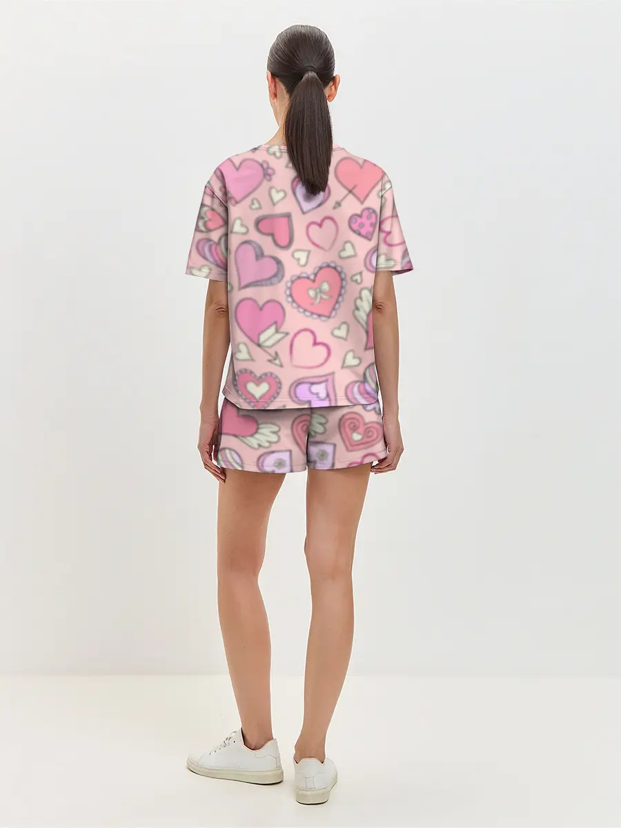 Женская пижама с шортами / Я ТЕБЯ ЛЮБЛЮ | I LOVE YOU