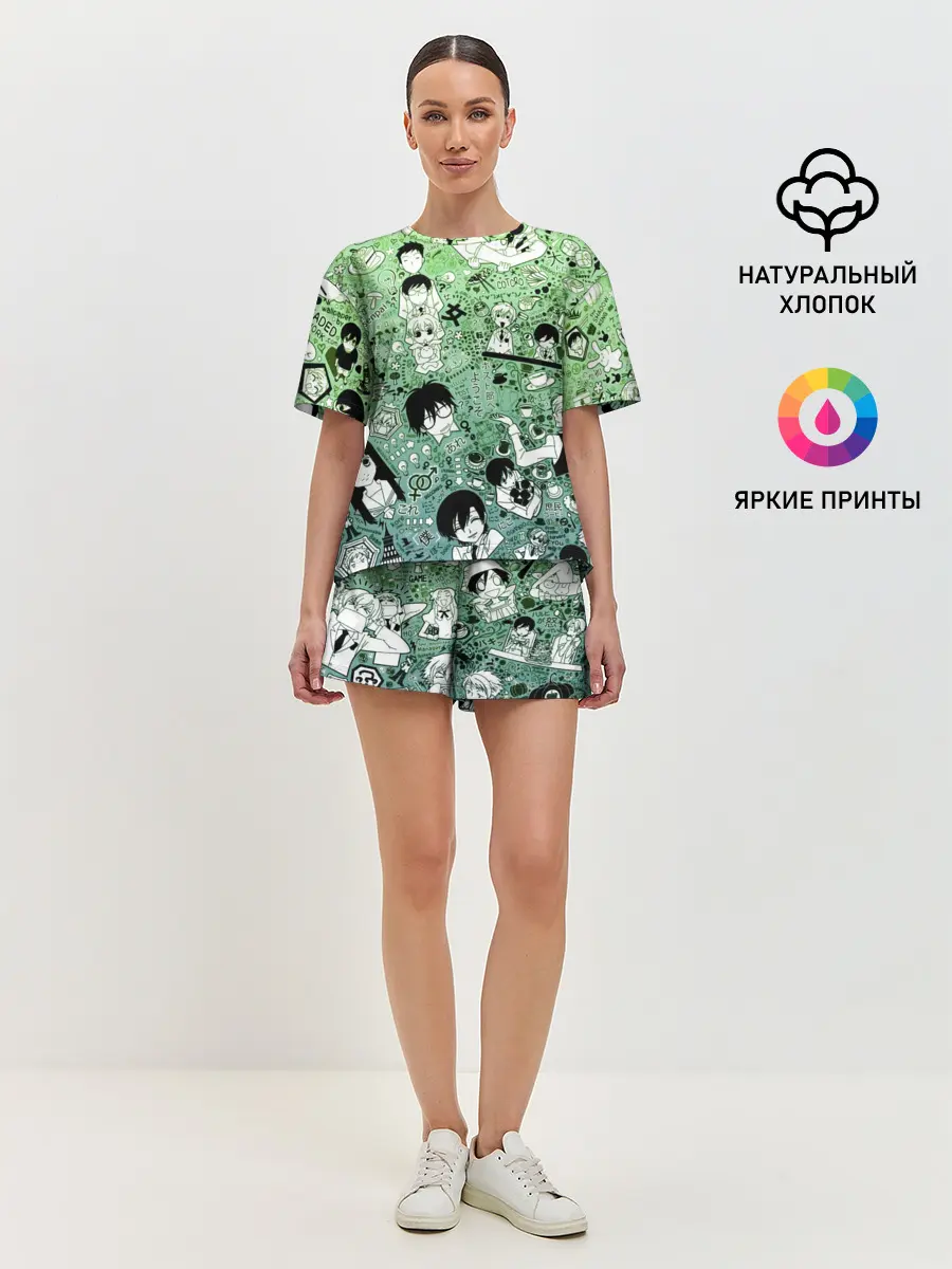 Женская пижама с шортами / P007_P004ooo2186163