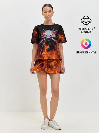 Женская пижама с шортами / ВЕДЬМАК