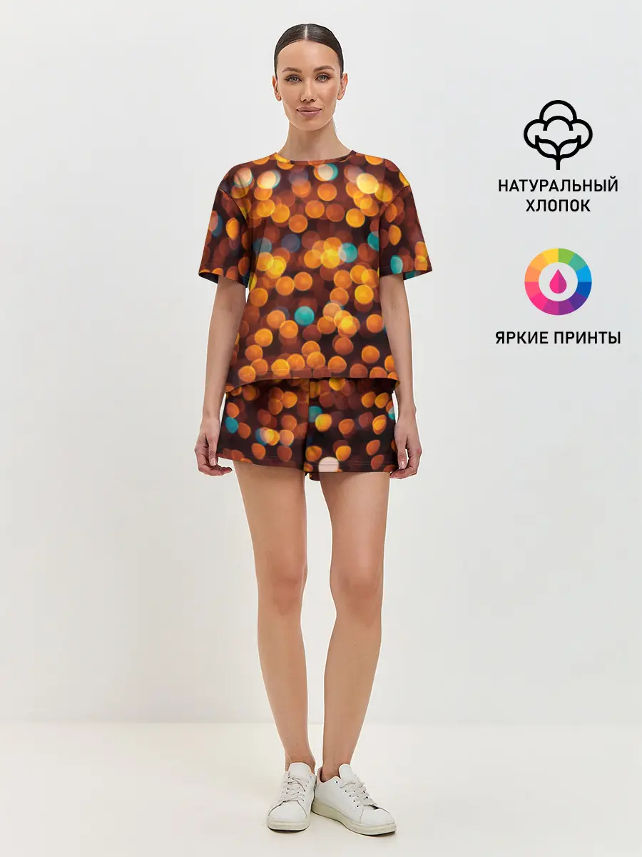 Женская пижама с шортами / Боке