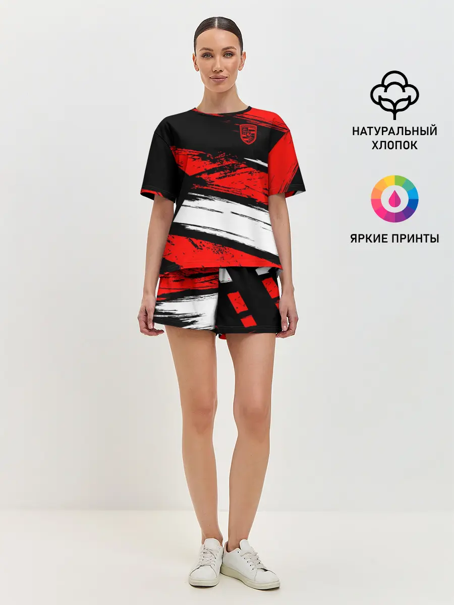 Женская пижама с шортами / Porsche