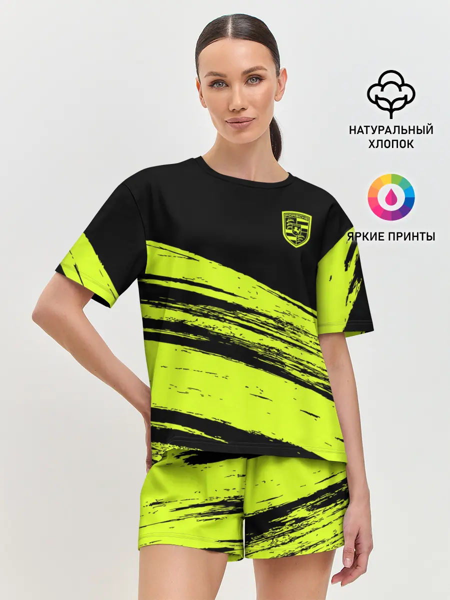 Женская пижама с шортами / Porsche