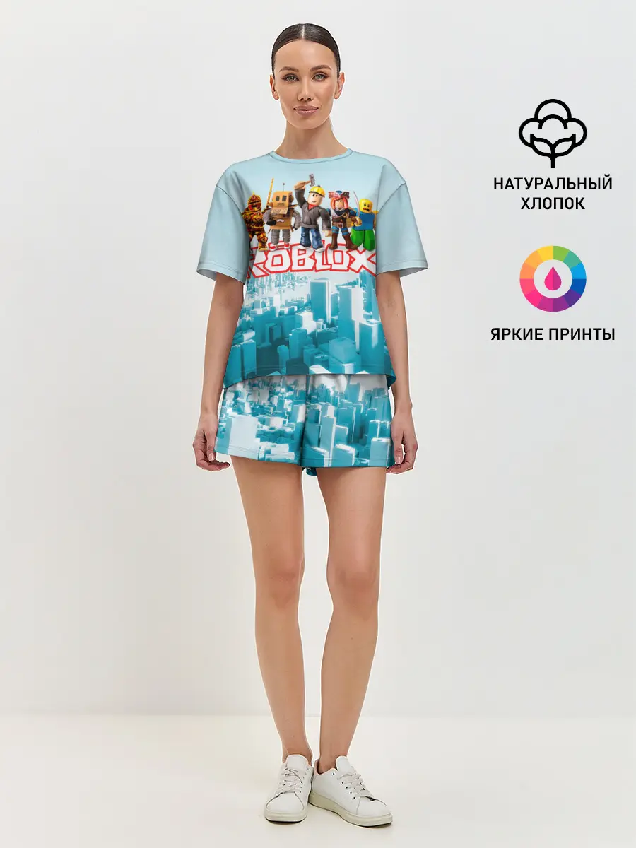 Женская пижама с шортами / ROBLOX [5]