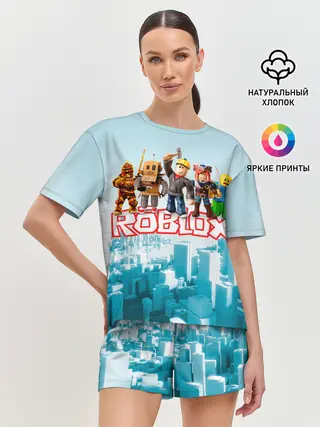 Женская пижама с шортами / ROBLOX [5]