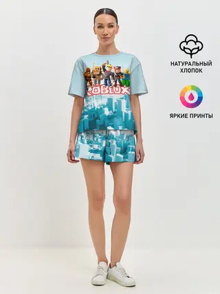 Женская пижама с шортами / ROBLOX [5]