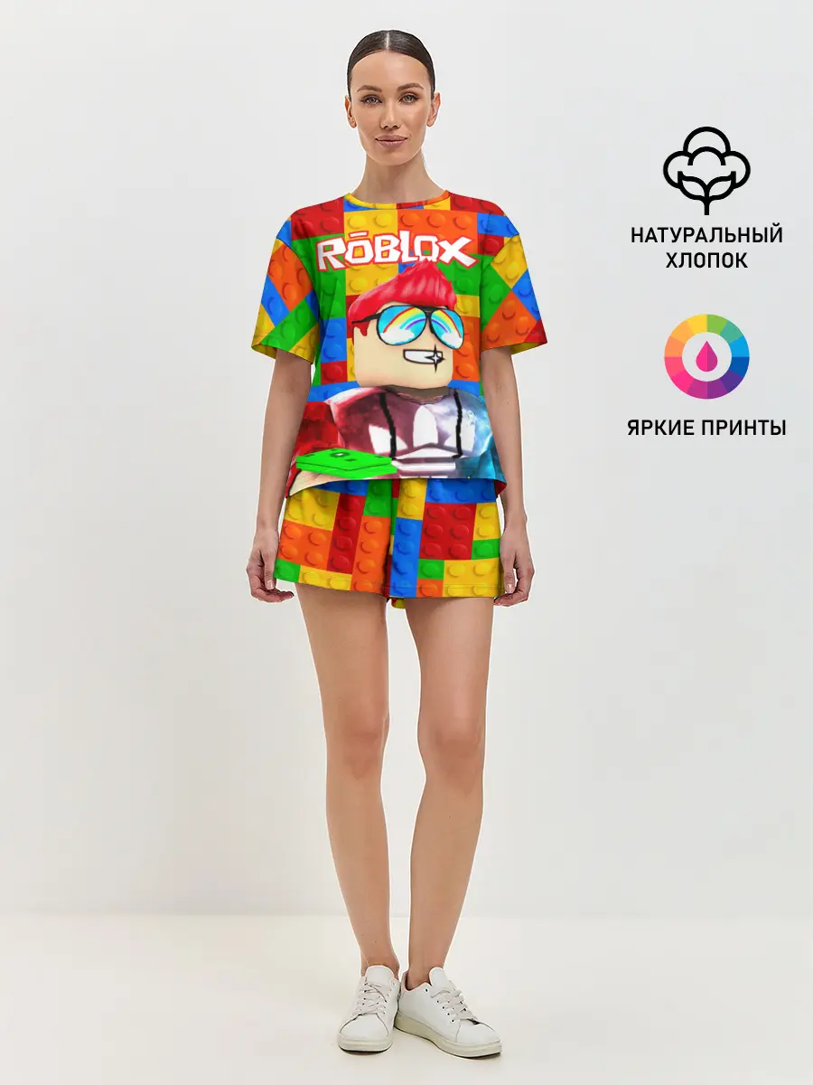 Женская пижама с шортами / ROBLOX [3]