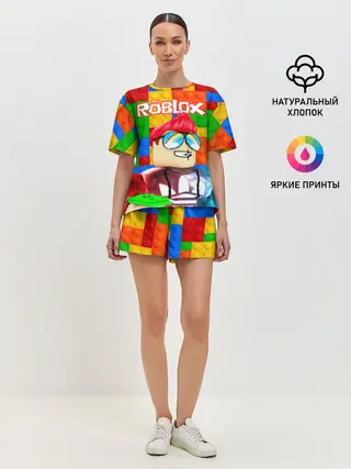 Женская пижама с шортами / ROBLOX [3]